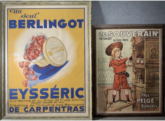 Two Antique French Advertising Posters (CTF30)