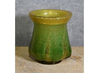 1930s Karl Wiedmann Ikora Glass Elephant Ears Vase (CTF20)