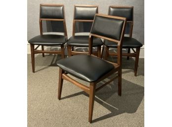 Four Foster-McDavid Walnut Dining Chairs (CTF20)