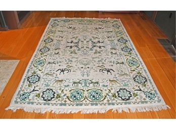 Hand Woven Pictorial Rug (CTF10)