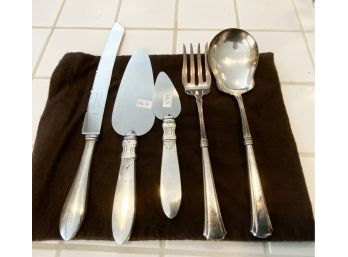 Sterling Handled Serving Pieces, 5pcs (CTF10)