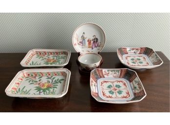 Assorted Imari/Kutani And Export Asian Porcelain, 6pcs (CTF10)