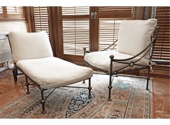 Iron Chaise & Lounge  Chair (CTF20)