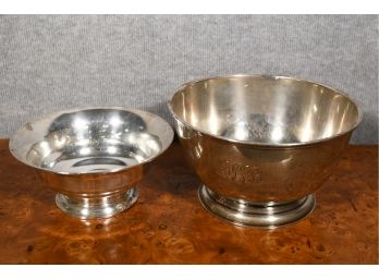 Towle And Thos. Bolton For Shreve, Crump & Low Sterling Revere Style Bowls (CTF10)