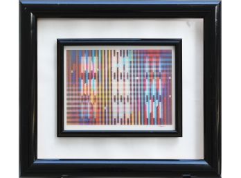 Yaacov Agam Hand Signed And Number Agamograph (CTF10)