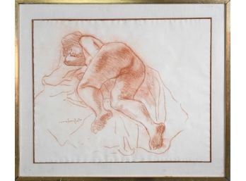 Moses Soyer Sanguine Sketch, Nude Female (CTF10)