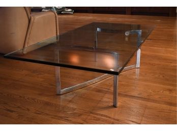 Modern Design Chrome & Glass Coffee Table (CTF20)