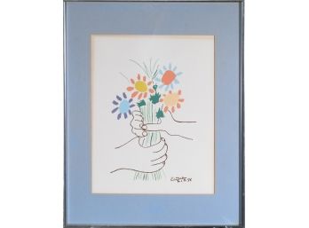 Pablo Picasso Print, Bouquet Of Peace (CTF10)