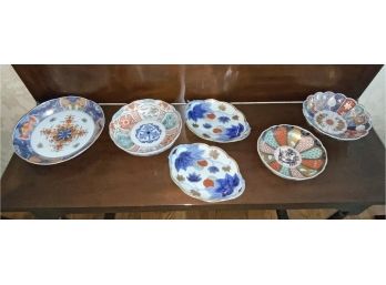 19th C. & 20th C. Japanese Imari Porcelain, 6 Pcs (CTF10)