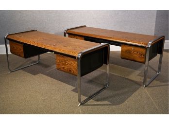 Pair Of Herman Miller Desks Designed By Peter Protzmann (CTF40)