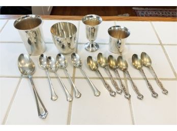 Sterling Cups & Spoons (CTF10)
