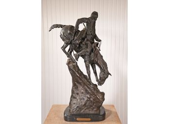 After Frederic Remington Bronze Sculpture, The Mountain Man (CTF20)