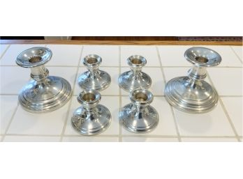 Weighted Sterling Candlesticks, 3pr. (CTF10)
