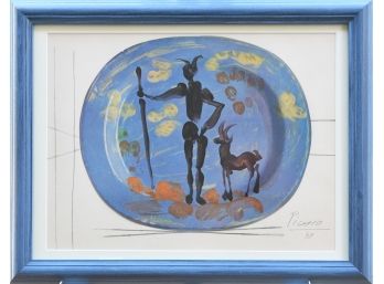 Picasso '49 Signed Lithograph, Fuan & Goat (CTF10)
