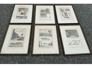 Bernard Fecit Lot Of 6 Framed Prints (CTF10)