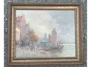 Early 20th C. Oil On Canvas Unsigned (CTF10)