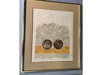 Gabrielle Brill Large Collagraph 'Beginning' (CTF10)
