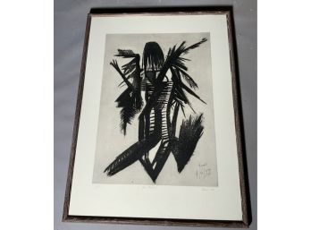 20th C. Evans  Abstract Large Print,  'Corn Ghost' (CTF10)