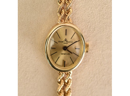 Baume & Mercier 14k Gold Ladies Wrist Watch (CTF10)