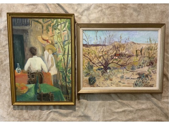 Two Ellen Selden Oil Paintings (CTF10)
