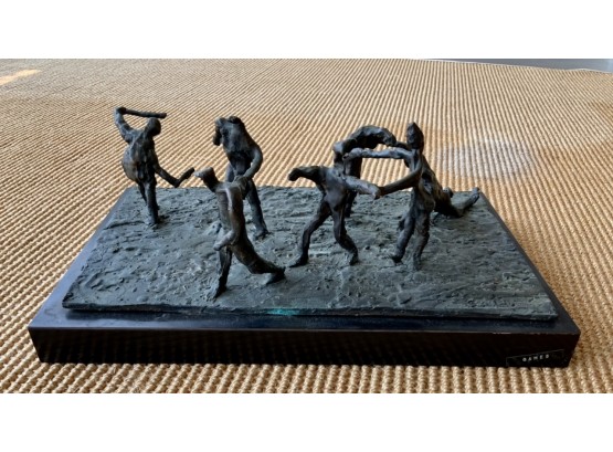 Ellen Selden Bronze Sculpture Dancing (CTF10)