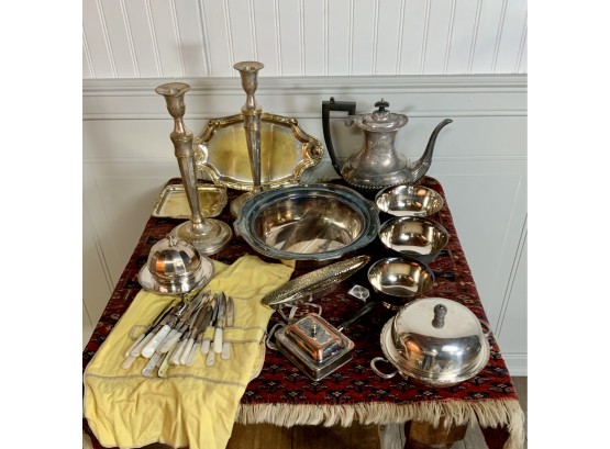 Vintage Silver Plate Lot (CTF10)