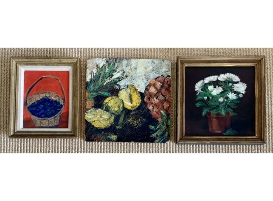Two Ellen Selden And One Margaret Morgan,  Oil Paintings (CTF10)