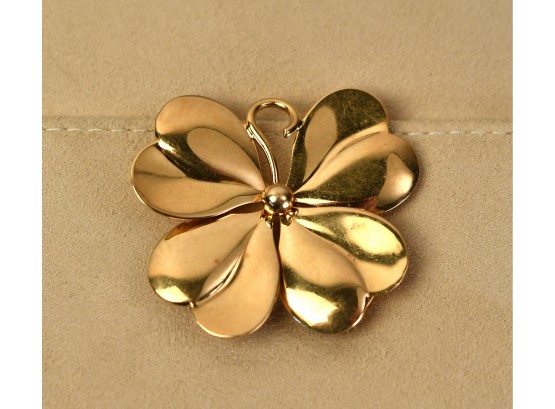 14k Gold 4 Leaf Clover Pin (CTF10)