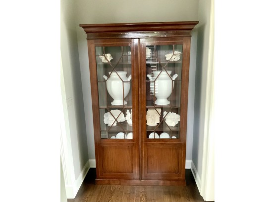 Ca. 1890 English Edwardian Two Door Floor Cabinet (CTF40)