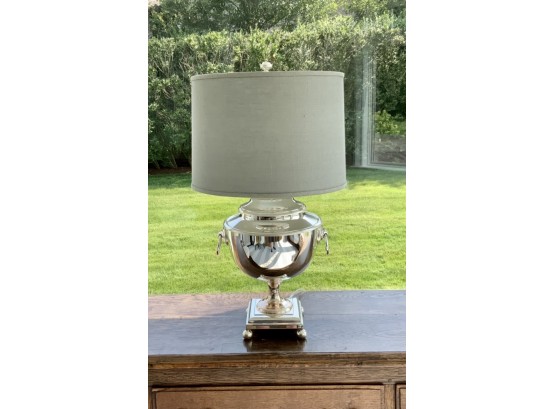 Silver Plated Urn Lamp (CTF10)