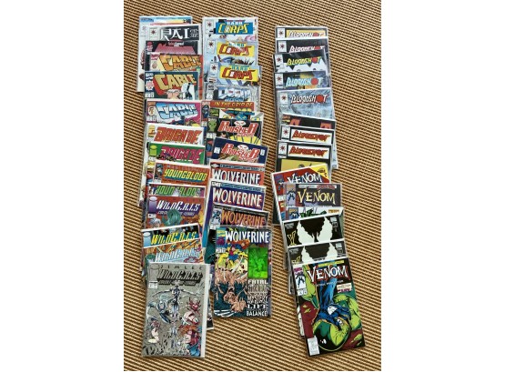 42 Assorted Sleeved Comic Books (CTF10)