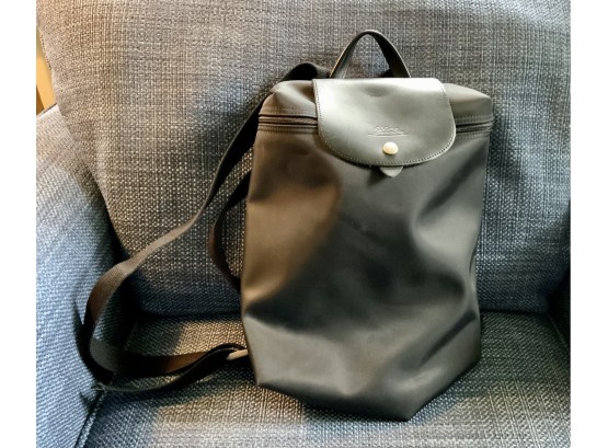 Longchamp Black Backpack (CTF10)