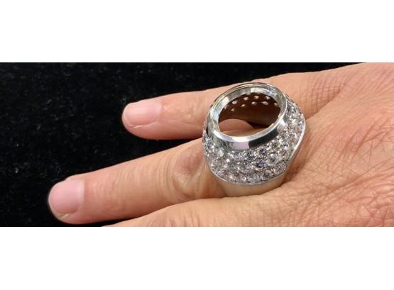 14k Gold And Diamonds Mans Ring Setting (CTF10)