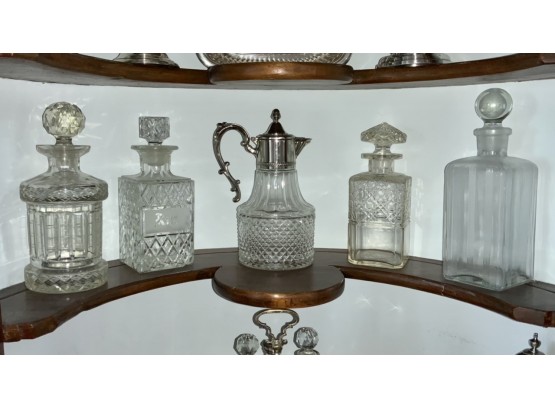 Four Decanters And Claret Jug (CTF10)