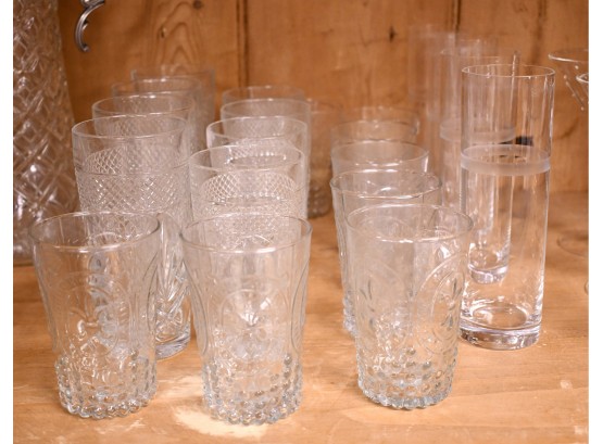 Assorted Drinking Glasses, 20pcs (CTF10)