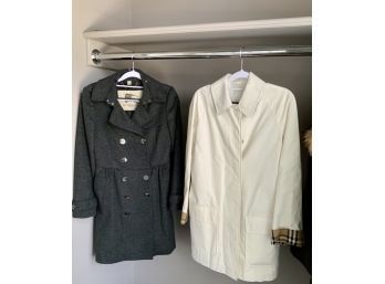 Two Ladies Burberry Coats (CTF10)