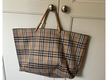 Tote Bag In Burberry Plaid  (CTF10)