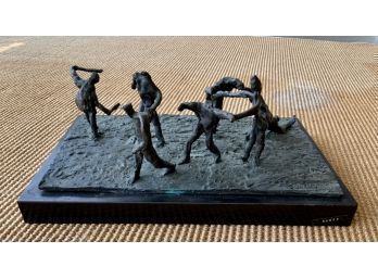 Ellen Selden Bronze Sculpture Dancing (CTF10)