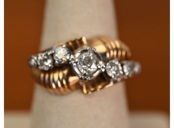 14k Gold Diamond Ring (CTF10)