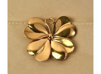 14k Gold 4 Leaf Clover Pin (CTF10)