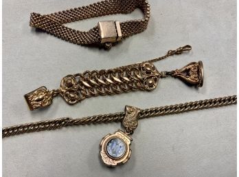 Victorian Watch Fobs & Slide Bracelet (CTF10)