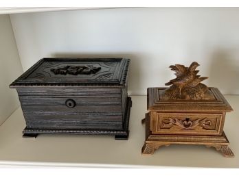 Two Victorian Dresser Boxes (CTF10)
