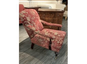 Lolling Chair With Oriental Rug Style Upholstery (CTF20)