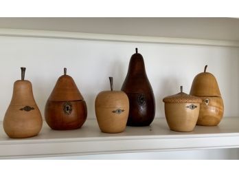 Collection Of Fruit Form Tea Caddies (CTF10)