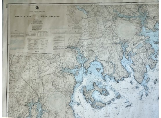 Michais Bay To Tibbett Narrrow Ocean Depths Map (CTF10)