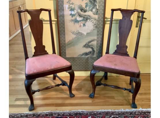 Pr 18th C. Queen Anne Chairs (CTF20)