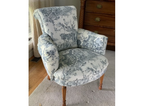 Recently Upholstered Boudoir Chair (CTF10)