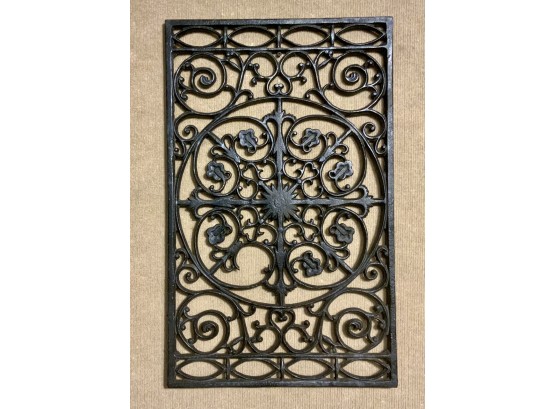 Decorative Cast Iron Grate Or Architectural Wall Art (CTF10)