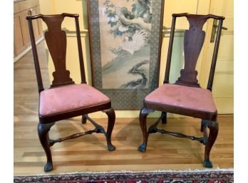 Pr 18th C. Queen Anne Chairs (CTF20)
