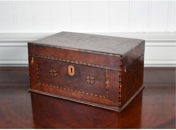 Antique Inlaid Dresser Box (CTF10)